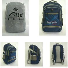 Tas Ransel Alto -005 Old Blue + Waterproof Raincoat