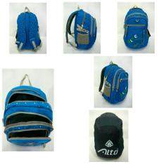 Tas Ransel Alto 73160V-1 Coklat Original import + Waterproof Raincoat
