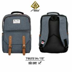 Tas Ransel Alto 73160V-1 Coklat Original import + Waterproof Raincoat