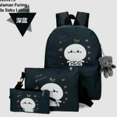 Tas Ransel Backpack Baby Love 3in1 Black Free Boneka Best Seller
