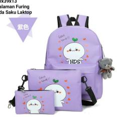Tas Ransel Backpack Baby Love 3in1 Ungu Gratis Boneka Best Seller