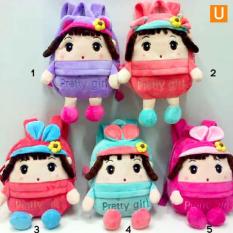 Tas Ransel Boneka Pretty Metoo Angela 28Cm Anak Paud Korea Lucu