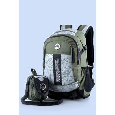 tas ransel bonus tas kecil /tas travel /tas tas ransel kuat / tas kemping pria cowok murah / tas kuliah - kampus pria