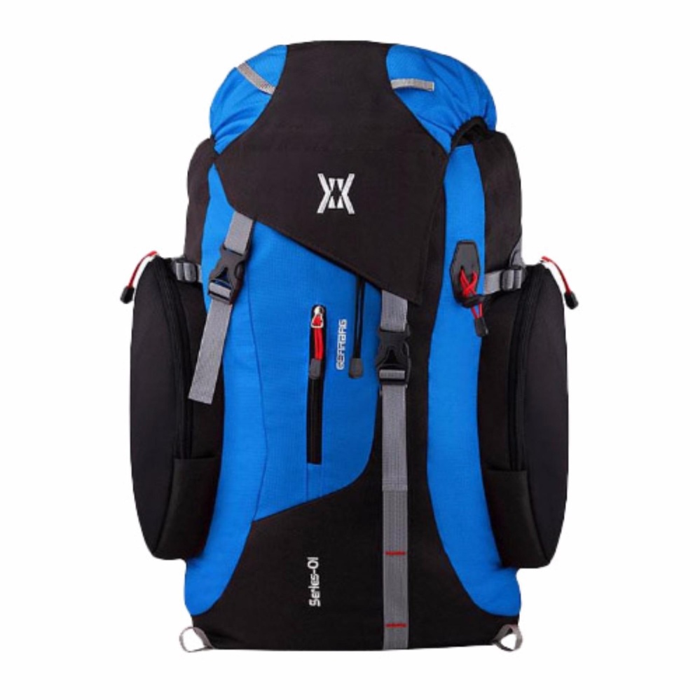 Tas Ransel Gunung MURAH TERBARU ! ! ! Merk H-1902 Gearbag Kamping / Tas Ransel Daypack Kamping Backpack Hiking Bag Biru