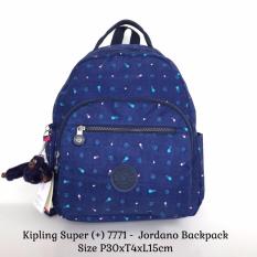 Tas Ransel Import Kipling Backpack Jordano 7771 - Blue Motif