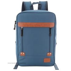 Tas Ransel Import / Tas Punggung / Ransel / Backpack / Tas Sekolah / Travel Bag ( 3P Fashion Import BackPack model 2 Resleting ) - Blue