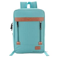 Tas Ransel Import / Tas Punggung / Ransel / Backpack / Tas Sekolah / Travel Bag ( 3P Fashion Import BackPack model 2 Resleting ) - Hijau Tosca