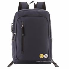 Tas Ransel Import / Tas Punggung / Ransel / Backpack / Tas Sekolah / Travel Bag ( 3P Fashion Import BackPack Model Resleting Samping ) - Blue