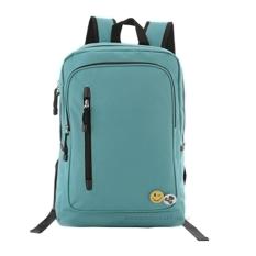 Tas Ransel Import / Tas Punggung / Ransel / Backpack / Tas Sekolah / Travel Bag ( 3P Fashion Import BackPack Model Resleting Samping ) - Green Tosca