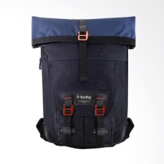 Tas Ransel Key Bag Korea Style 1002-18 Inchi - Blue Jeans Original