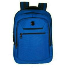 Tas Ransel Polo Power Backpack Expandable Import Laptop Compartemen CR-18503-18 Blue + Raincover Highest Spec Polo Backpack Original