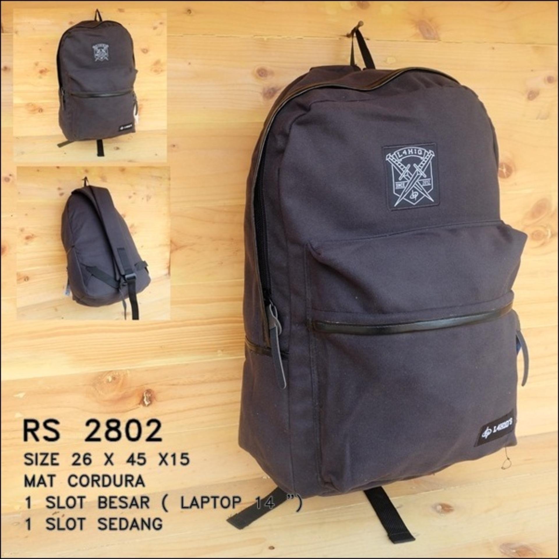 tas ransel pria,Wanita  simple polos lahiq bludru rs 2802 