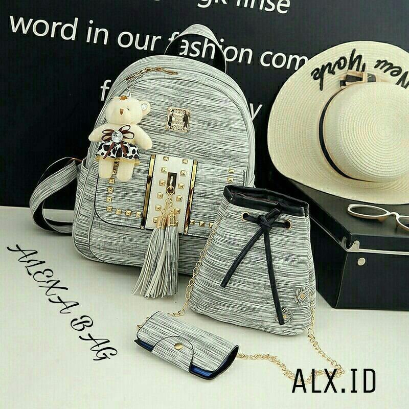 tas ransel wanita alexa bag TANPA BONEKA