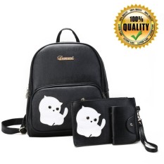 TURUN HARGA - Tas Sekolah Ransel Wanita set 3 in 1