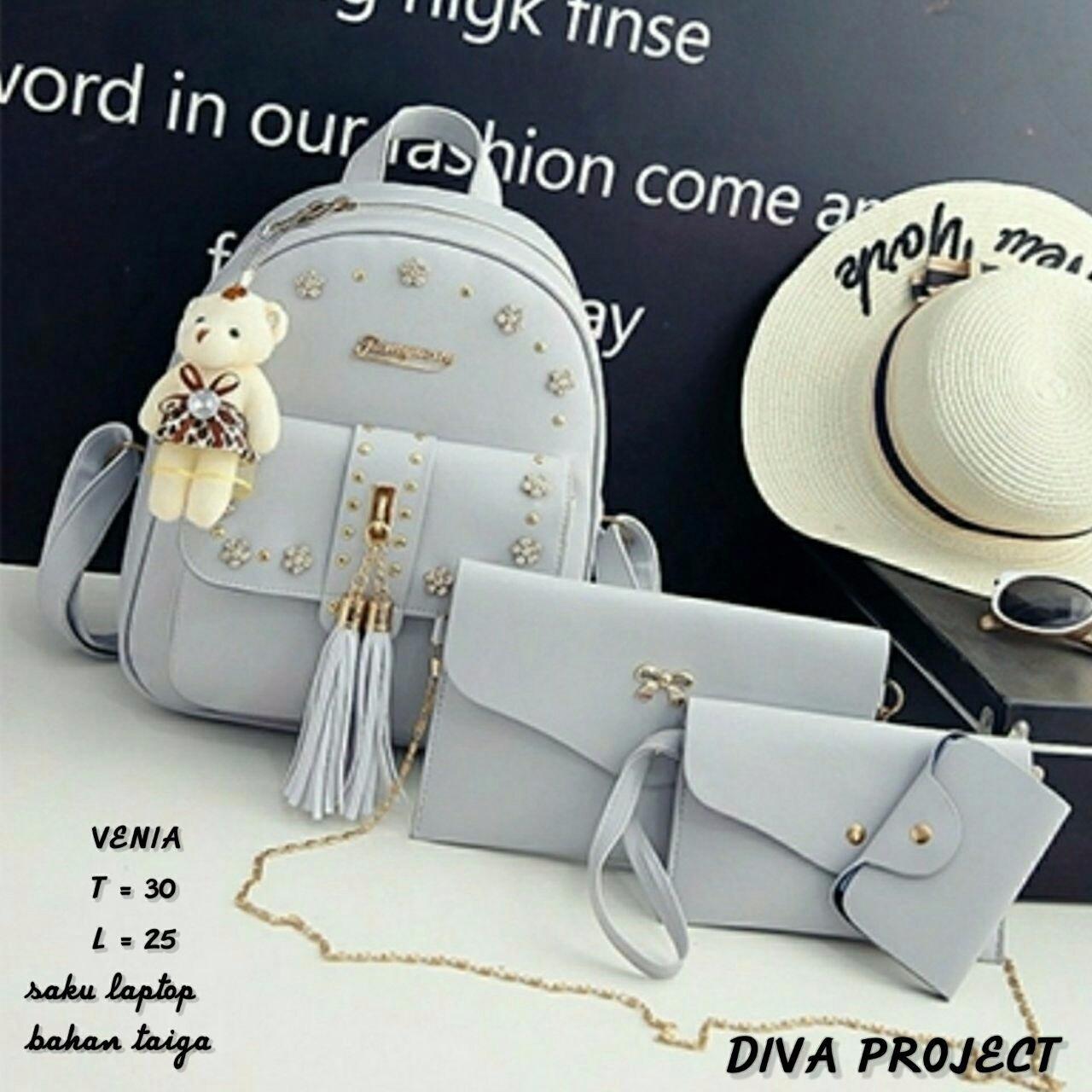 tas ransel wanita venia TANPA BONEKA