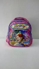 Tas Sekolah Anak TK Import Putri Sofia 6D Lampu Menyala Unik