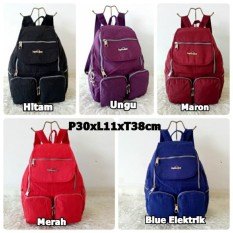 TAS SEKOLAH/TAS RANSEL KIPLING POLOS MEDIUM / tas ransel keren