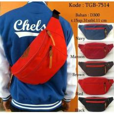 Tas selempang pria slempang waistbag polos