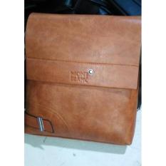 TAS SELEMPANG PRIA / TAS SELEMPANG KULIT MONT BLANCED BRANDED