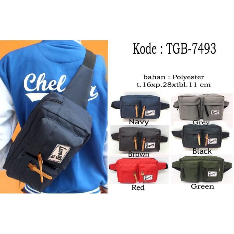 TAS SELEMPANG PRIA WANITA- WAISTBAG- TAS PINGGANG-
