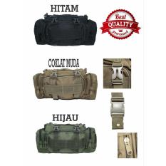 tas selempang slempang army tactical - coklat muda