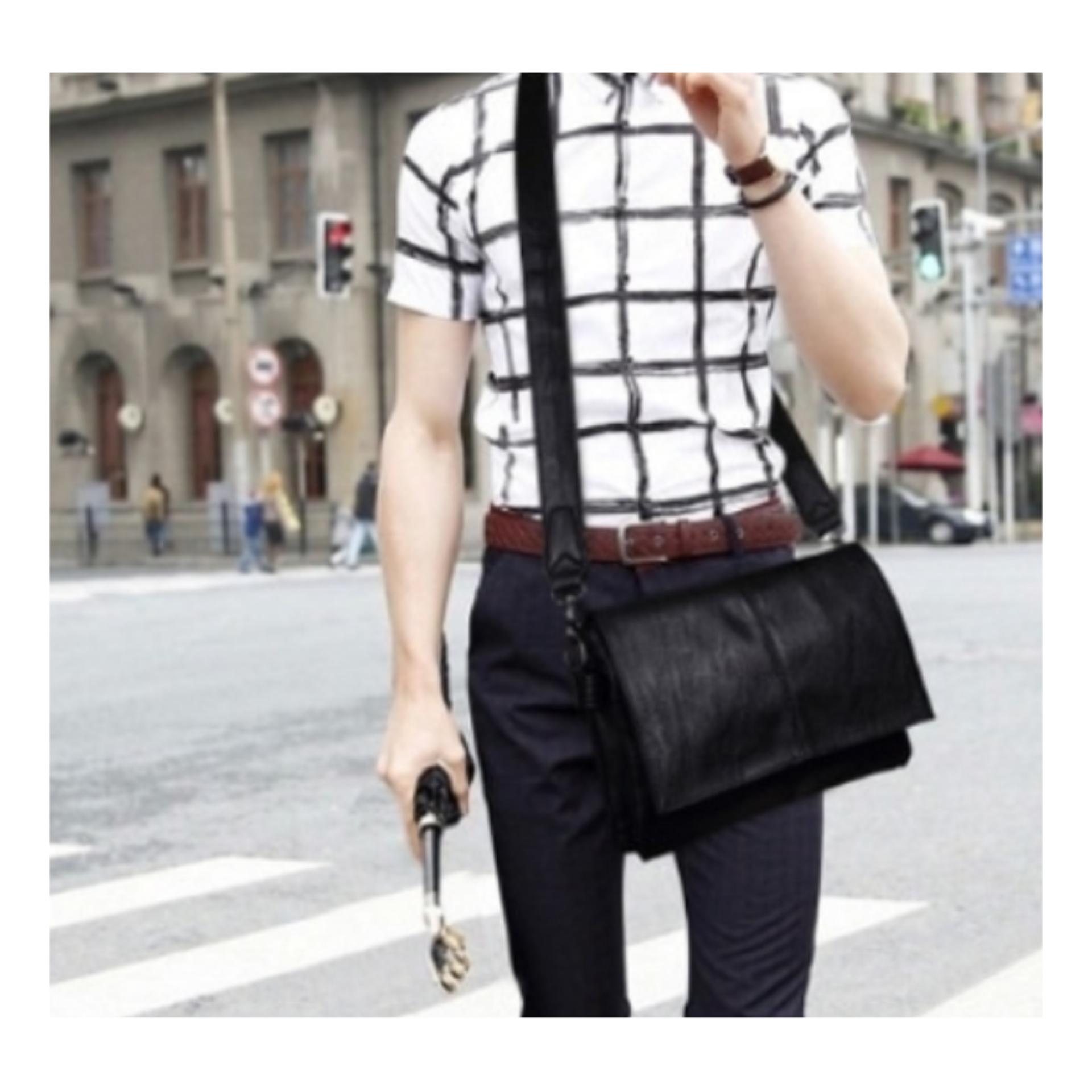 TAS SELEMPANG SLEMPANG PRIA KULIT IMPORT BB-CLC