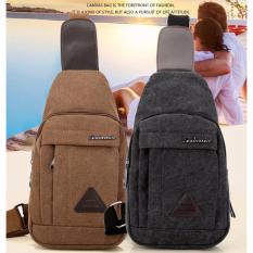 Tas Selempang Sling Pria Casual Kanvas (tas dada)