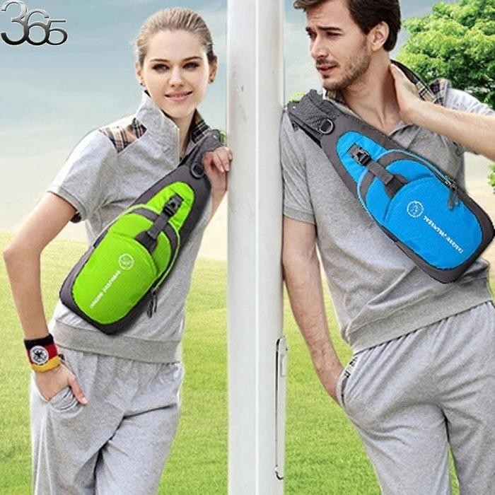Tas Selempang Unisex Nylon WaterProof Import AC223