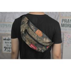 Tas Selempang / Waistbag Supreme Daun Coklat Medium Import Murah - Pirvfq
