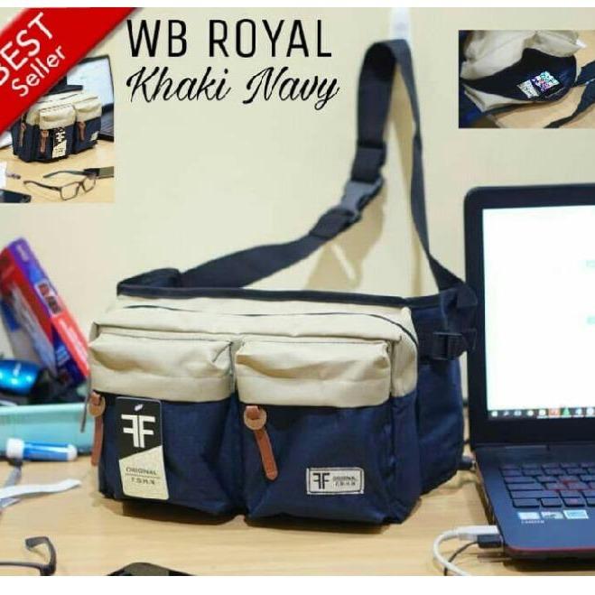 TAS SELEMPANG WAISTBAG WAISTPACK DISTRO TERBARU / WAISTBAG ROYAL