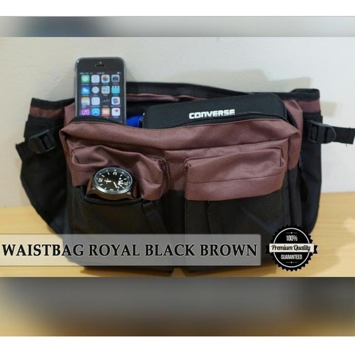 TAS SELEMPANG WAISTBAG WAISTPACK DISTRO TERBARU / WAISTBAG ROYAL