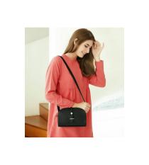 TAS SELEMPANG WANITA SOPHIE MARTIN JODDA T3693B5 KECIL HITAM KULIT ORI
