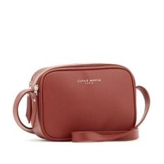 Tas Selempang Wanita Sophie Martin Melodie T3294C6 Branded Merah Kulit - Promo Sale Terbatas