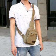 TAS SLEMPANG IMPOR KOREAN MEN SLING BAG KANVAS BAHU DADA
