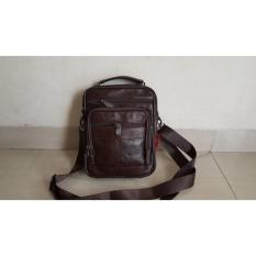 Tas slempang pria kulit asli