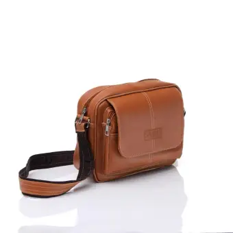 Tas slempang unisex Salvora - Coklat