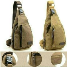 Tas Slempang/Selempang Bahan Jeans Pria/Cowok