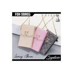Tas sling bag kecil wanita party fashion glitter mini (Fox-SBAG5) ori