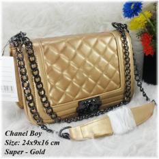 Tas Wanita Branded Murah Channel Boy Super - Best Seller dan free ongkir