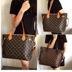 Tas Wanita Cantik Louis Vuitton Neverfull Monogram
