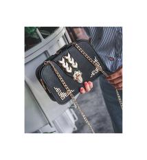 tas wanita KULIT import fashion hitam grosir medan SLINGBAG handbag pe