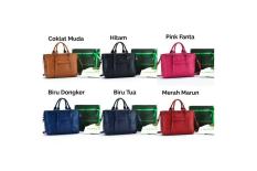Tas Wanita Longchamp Real Medium Kulit Asli Original Authentic Fullset