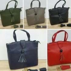 Tas Wanita Tas Hand Bag Fashion Wanita Premium 8016 Kulit Asli Import Hongkong - Promo Terbatas