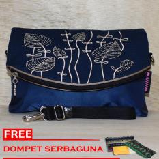 Tas wanita , Tas selempang , slingbag , HP O , tas hp o , dompet hp o , tas tangngan , Tas jinjing , dompet , tas my way ,dompet my way , MW - lipat daun dongker