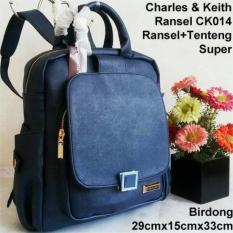 Tas Wanita Tas Wanita/Tas Murah/Tas Kw Semi Super/Charles Keith Ransel/Navy - Promo Terbatas