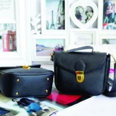 Tas Wanita Vintage Slip Stud - Hitam