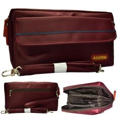 Tas wanita,Taswanita,Tas selempang wanita/Dompet Handpone,Dompet Hpo/Slingbag Hpo Aoera - Merah marun