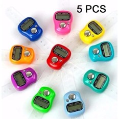 Tasbih Digital - 5 Pcs - Warna Multicolor - Wanita Pria Musim Indonesia