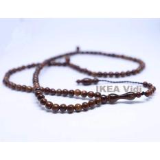 Tasbih Kokka Merica Kecil 99 Diameter 5-6mm Cokelat - Kaukah Kaokah Kauka Koka Kaoka