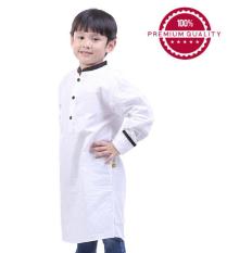 TDLR - Baju Kurta / Baju Muslim Anak Laki-Laki Putih - TGG 1026